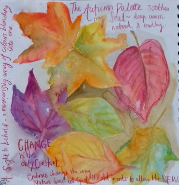 Exploring change in my Autumn journal